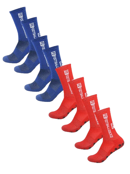 4 Pairs Football Grip Socks