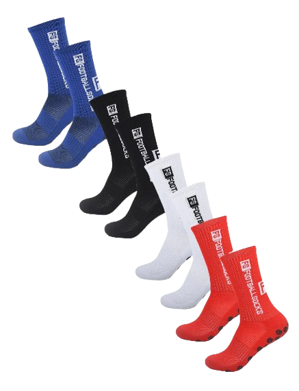 4 Pairs Football Grip Socks